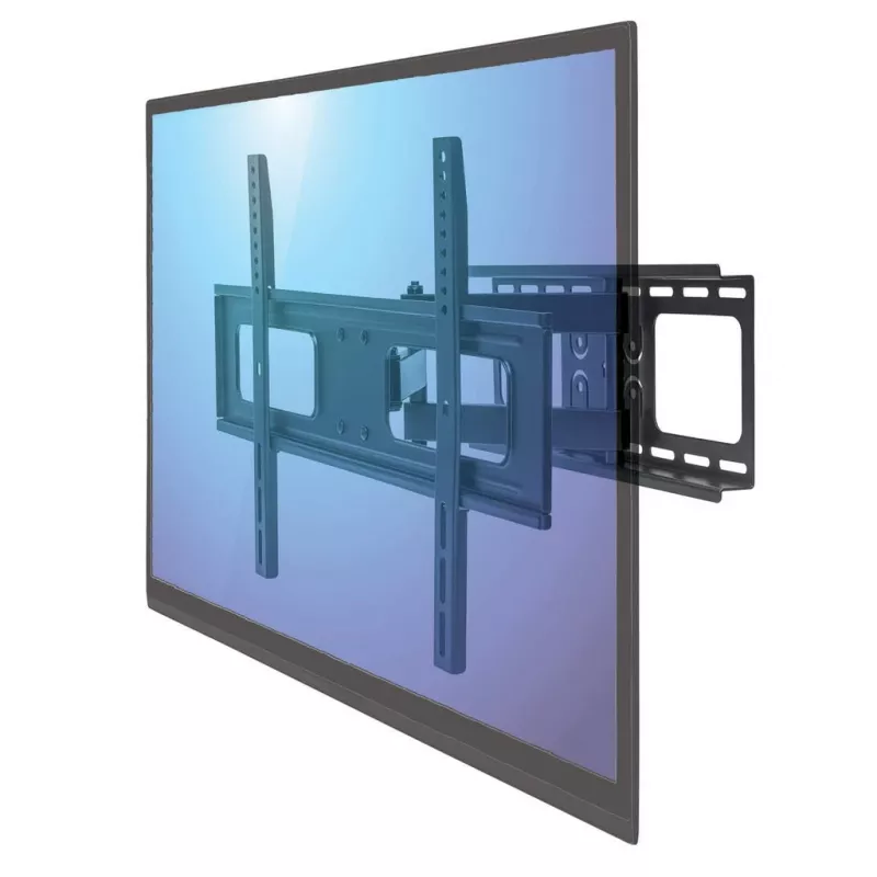 TV sienas stiprinājums Manhattan 461283 pilnas kustības 37-65 collas melns