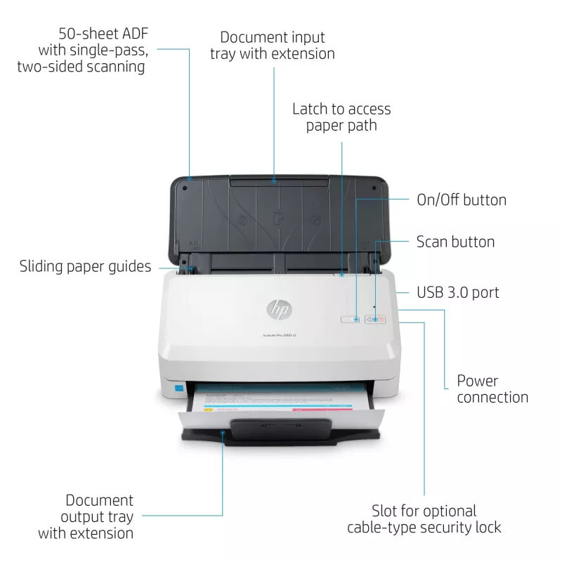 HP Scanjet Pro 2000 s2 lokšņu skeneris