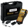 DYMO RHINO 5200 Industriālais etiķešu printeris | Marķēšanas iekārtas komplekts ar somiņu | Laiku taupoši karstie taustiņiĀtri drukāIzturīgs etiķešu printeris darba vietām un lielas slodzes marķēšanas darbiem (EU C tipa kontaktdakša)