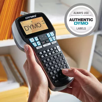 DYMO LabelManager 420P etiķešu izgatavotājs | Augstas veiktspējas uzlādējams pārnēsājams etiķešu printeris | Datora savienojums | Drukā svītrkodus, logotipus un grafiku