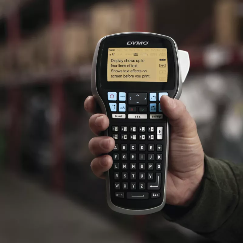 DYMO LabelManager 420P etiķešu izgatavotājs | Augstas veiktspējas uzlādējams pārnēsājams etiķešu printeris | Datora savienojums | Drukā svītrkodus, logotipus un grafiku