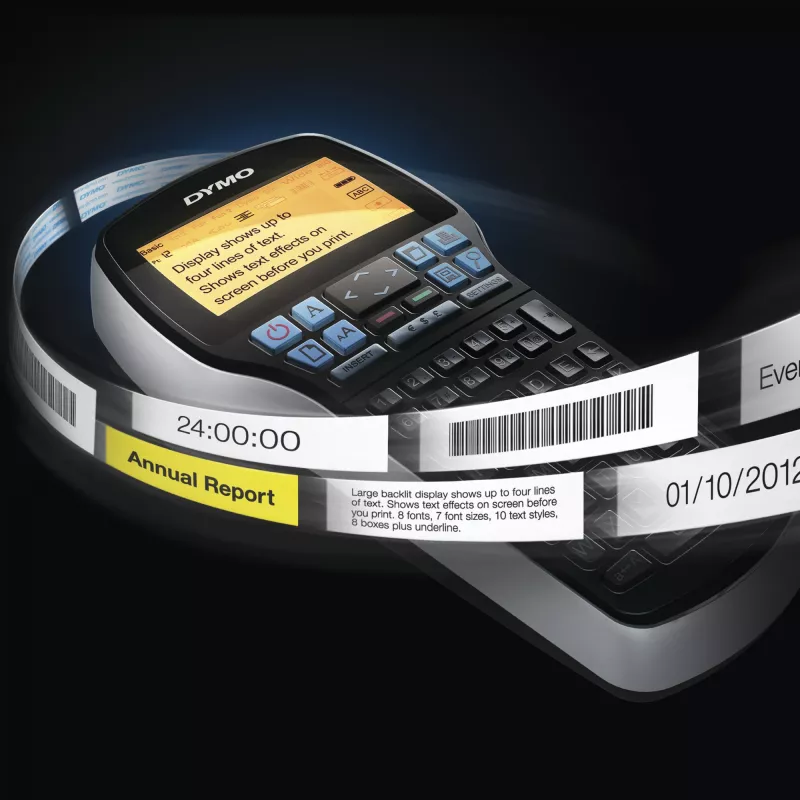DYMO LabelManager 420P etiķešu izgatavotājs | Augstas veiktspējas uzlādējams pārnēsājams etiķešu printeris | Datora savienojums | Drukā svītrkodus, logotipus un grafiku