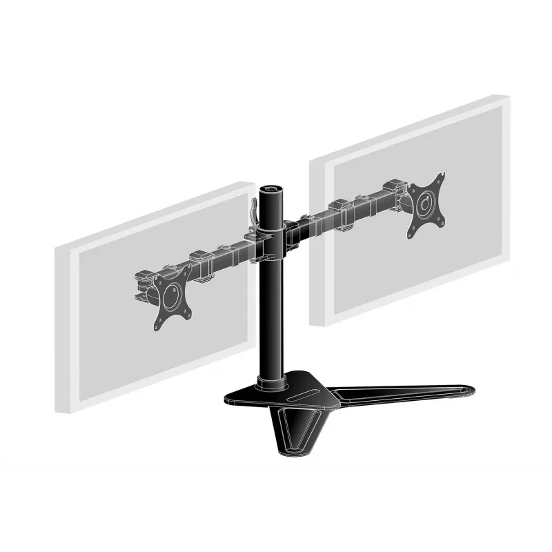 iiyama DS1002D-B1 monitora stiprinājums / statīvs 76.2 cm (30 collu) galdam Melns