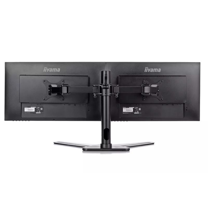 iiyama DS1002D-B1 monitora stiprinājums / statīvs 76.2 cm (30 collu) galdam Melns