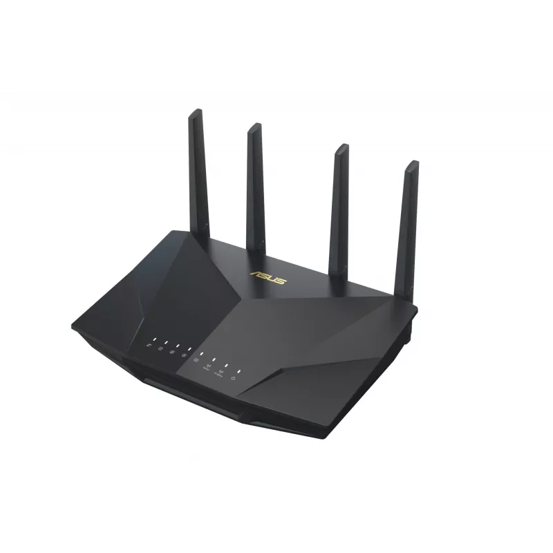 ASUS RT-AX5400 bezvadu maršrutētājs Gigabit Ethernet Divjoslu (2.4 GHz / 5 GHz) Melns