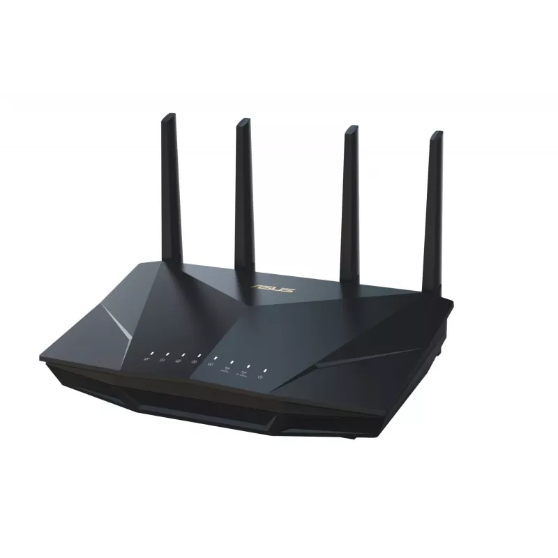 ASUS RT-AX5400 bezvadu maršrutētājs Gigabit Ethernet Divjoslu (2.4 GHz / 5 GHz) Melns