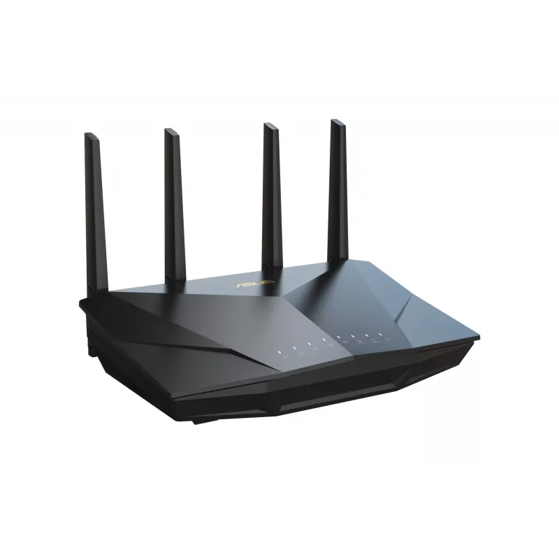 ASUS RT-AX5400 bezvadu maršrutētājs Gigabit Ethernet Divjoslu (2.4 GHz / 5 GHz) Melns