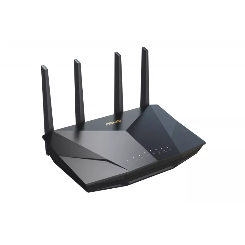 ASUS RT-AX5400 bezvadu maršrutētājs Gigabit Ethernet Divjoslu (2.4 GHz / 5 GHz) Melns