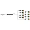 Techly HDMI 1x8 pagarinātājs/sadalītājs CAT6/6a/7 50m ar IR atgriezenisko saiti IDATA EX-HL81TY