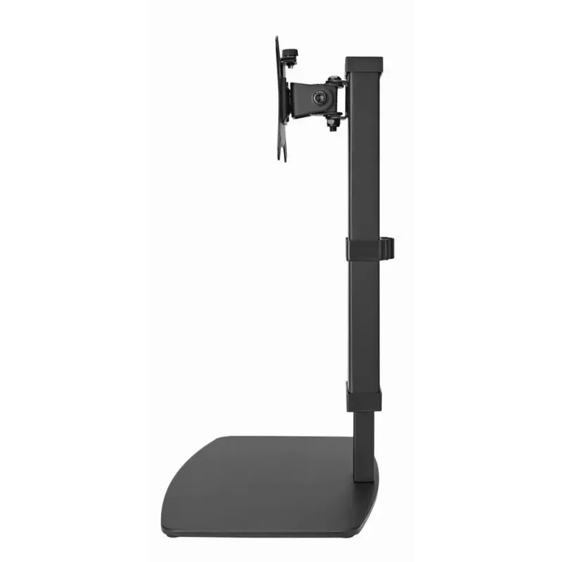 Monitora galda statīvs GEMBIRD MS-D1ST-02 — regulējams augstumā, pilnas kustības, 17–32 collu ekrāniem, maks. 8 kg, VESA 75x75–100x100, melns