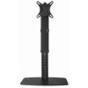 Monitora galda statīvs GEMBIRD MS-D1ST-02 — regulējams augstumā, pilnas kustības, 17–32 collu ekrāniem, maks. 8 kg, VESA 75x75–100x100, melns