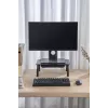 Monitora statīvs GEMBIRD MS-TABLE-D-01 — augstumā regulējams galda paaugstinājums ar 1 atvilktni, tērauda, 140 mm augstums, balsta 1 displeju, 20 kg ietilpība