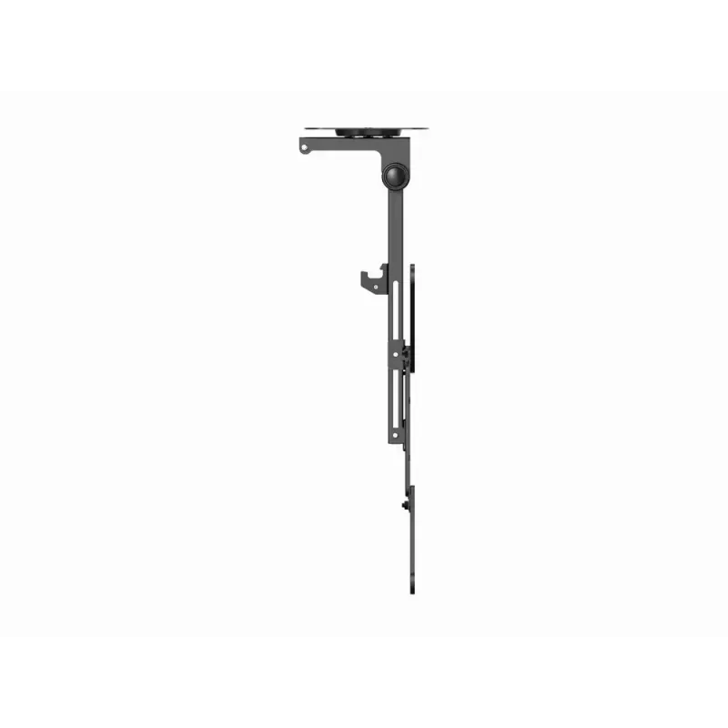 Griestu TV stiprinājums GEMBIRD CM-55ST-01 — pilnas kustības griestu stiprinājums 23–55 collu (75x75–400x400 VESA), līdz 20 kg, melns