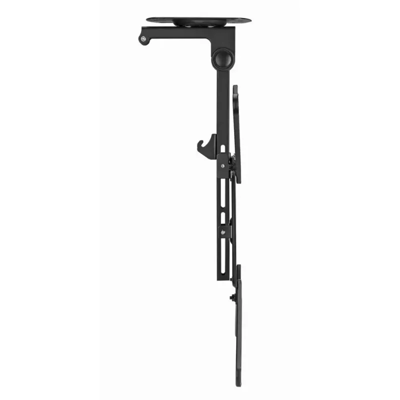 Griestu TV stiprinājums GEMBIRD CM-55ST-01 — pilnas kustības griestu stiprinājums 23–55 collu (75x75–400x400 VESA), līdz 20 kg, melns