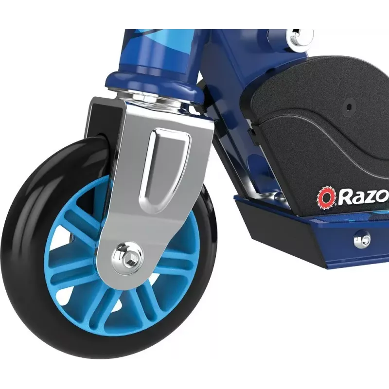 Minamais skrejritenis Razor Model A Shark Camo — salokāms, viegls bērnu/pusaudžu skrejritenis, 2 riteņi, regulējama stūre, maks. slodze 65 kg