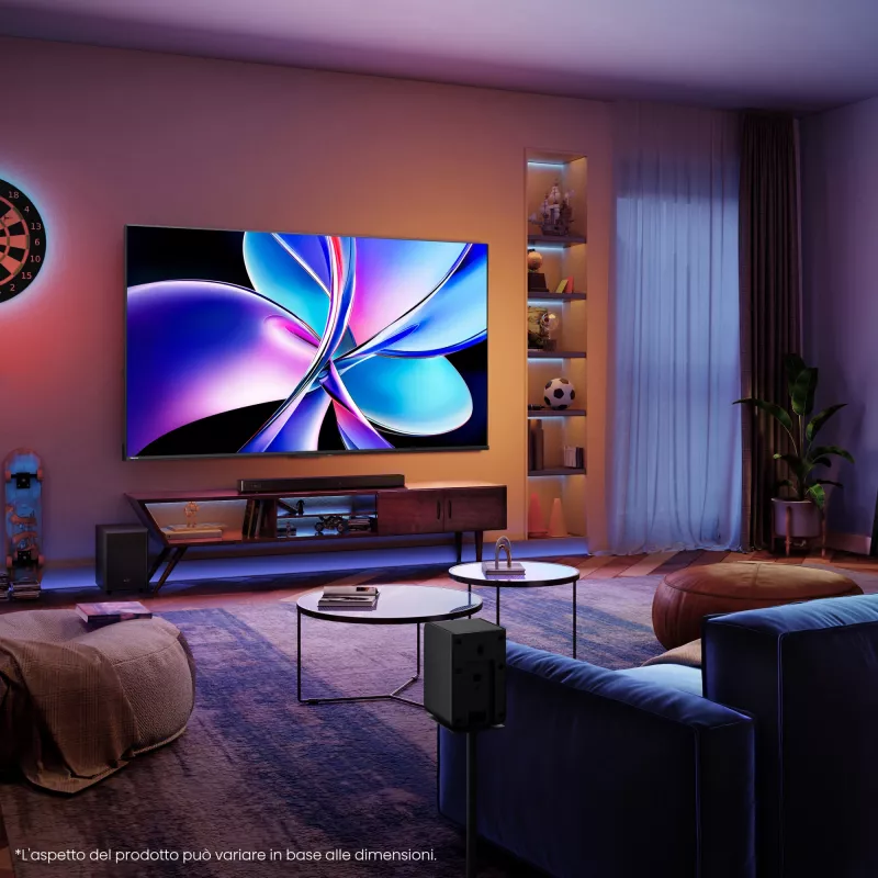 Hisense E7Q PRO 50E7Q PRO 127 cm (50 collas) 4K Ultra HD Smart TV Wi-Fi Melns