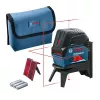 Bosch GCL 2-15 līnijas/punkta līmeņrādis 15 m 650 nm (