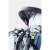 Bērnu pārnēsājamā mugursoma DEUTER Kid Comfort poliamīds zila, maks. slodze 22 kg, svars 3,23 kg, izmēri 72×43×34 cm