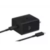 Sienas lādētājs Samsung EP-T4511 45W USB‑C PD 3.0, 100–240V, melns, viedtālrunim un planšetdatoram
