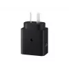 Sienas lādētājs Samsung EP-T4511 45W USB‑C PD 3.0, 100–240V, melns, viedtālrunim un planšetdatoram