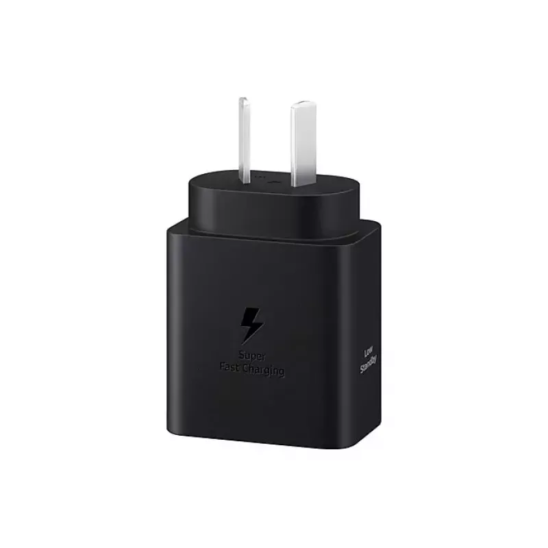 Sienas lādētājs Samsung EP-T4511 45W USB‑C PD 3.0, 100–240V, melns, viedtālrunim un planšetdatoram