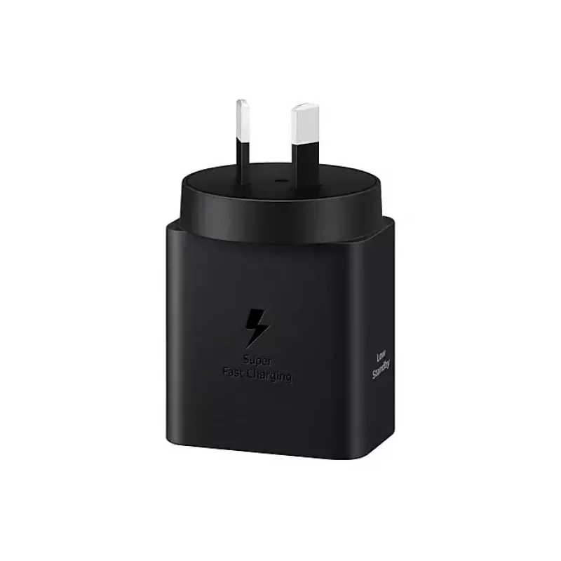 Sienas lādētājs Samsung EP-T4511 45W USB‑C PD 3.0, 100–240V, melns, viedtālrunim un planšetdatoram