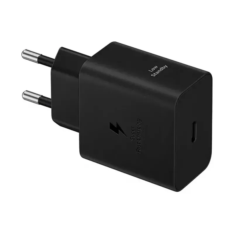 Sienas lādētājs Samsung EP-T4511 45W USB‑C PD 3.0, 100–240V, melns, viedtālrunim un planšetdatoram