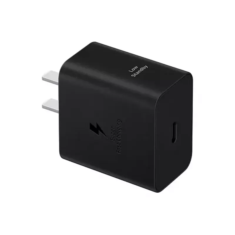 Sienas lādētājs Samsung EP-T4511 45W USB‑C PD 3.0, 100–240V, melns, viedtālrunim un planšetdatoram