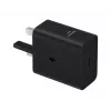 Sienas lādētājs Samsung EP-T4511 45W USB‑C PD 3.0, 100–240V, melns, viedtālrunim un planšetdatoram