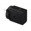 Sienas lādētājs Samsung EP-T4511 45W USB‑C PD 3.0, 100–240V, melns, viedtālrunim un planšetdatoram