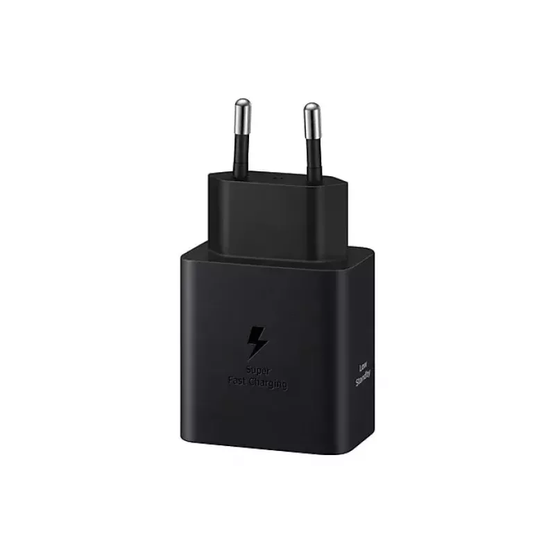 Sienas lādētājs Samsung EP-T4511 45W USB‑C PD 3.0, 100–240V, melns, viedtālrunim un planšetdatoram