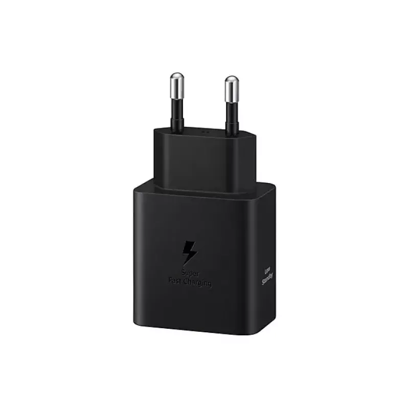 Sienas lādētājs Samsung EP-T4511 45W USB‑C PD 3.0, 100–240V, melns, viedtālrunim un planšetdatoram