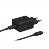Sienas lādētājs Samsung EP-T4511 45W USB‑C PD 3.0, 100–240V, melns, viedtālrunim un planšetdatoram