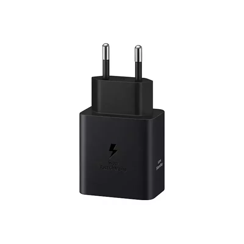 Sienas lādētājs Samsung EP-T4511 45W USB‑C PD 3.0, 100–240V, melns, viedtālrunim un planšetdatoram