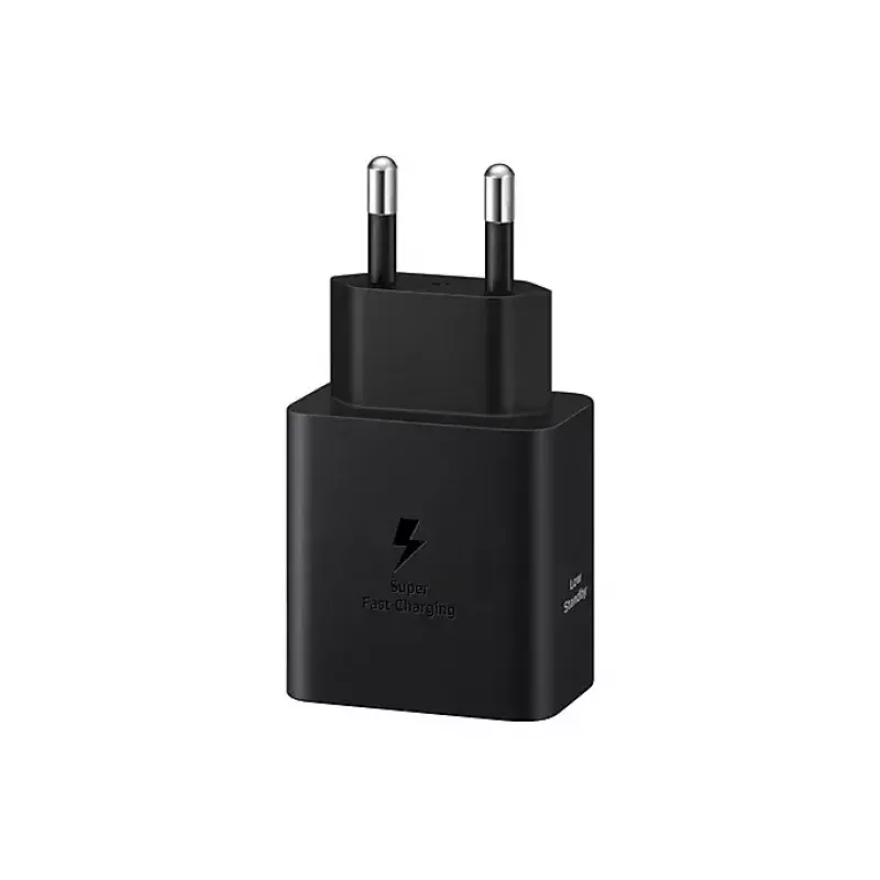 Sienas lādētājs Samsung EP-T4511 45W USB‑C PD 3.0, 100–240V, melns, viedtālrunim un planšetdatoram