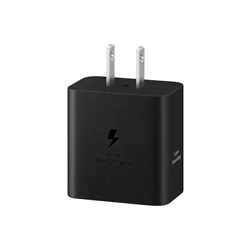 Sienas lādētājs Samsung EP-T4511 45W USB‑C PD 3.0, 100–240V, melns, viedtālrunim un planšetdatoram