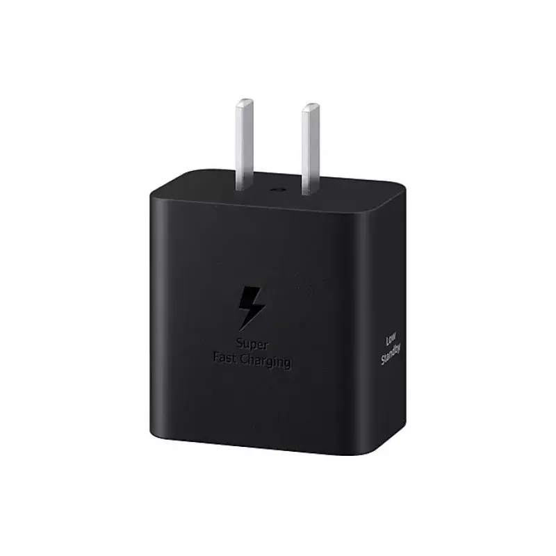 Sienas lādētājs Samsung EP-T4511 45W USB‑C PD 3.0, 100–240V, melns, viedtālrunim un planšetdatoram