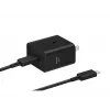 Sienas lādētājs Samsung EP-T4511 45W USB‑C PD 3.0, 100–240V, melns, viedtālrunim un planšetdatoram