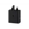 Sienas lādētājs Samsung EP-T4511 45W USB‑C PD 3.0, 100–240V, melns, viedtālrunim un planšetdatoram
