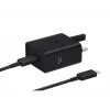 Sienas lādētājs Samsung EP-T4511 45W USB‑C PD 3.0, 100–240V, melns, viedtālrunim un planšetdatoram