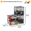 Grauzēju būris FERPLAST Multipla hamster large 107.5×37.5×42 cm, metāls, melns