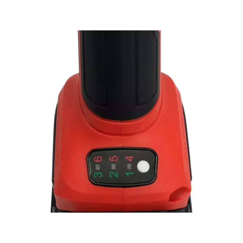 Leņķa slīpmašīna YATO YT-828295, bezvada 18 V, bezsuku, 125 mm disks, 2x 4 Ah Li-Ion akumulatori, 1,26 kg