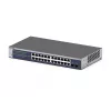 NETGEAR GS724Tv6 pārvaldāms L2+/L3 Gigabit Ethernet (10/100/1000) 1U zils, pelēks