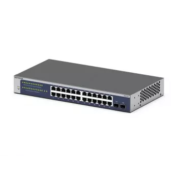 NETGEAR GS724Tv6 pārvaldāms L2+/L3 Gigabit Ethernet (10/100/1000) 1U zils, pelēks