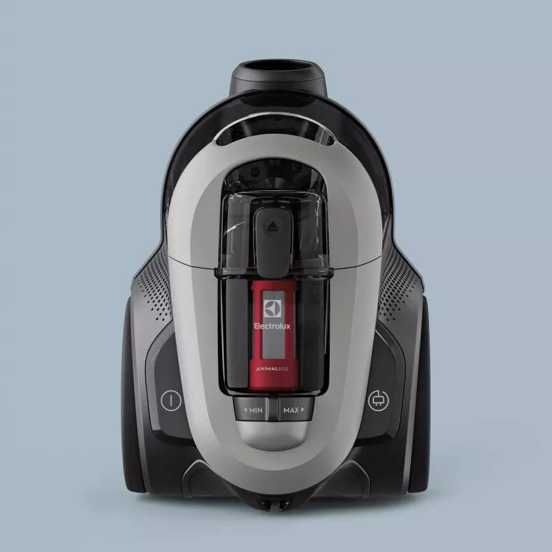 Putekļu sūcējs Electrolux EL61A4UG, bezmaisa sausais putekļu sūcējs, 700 W maks., 170 W sūkšanas jauda, 9 m vads, 12 m darbības rādiuss, pelēks