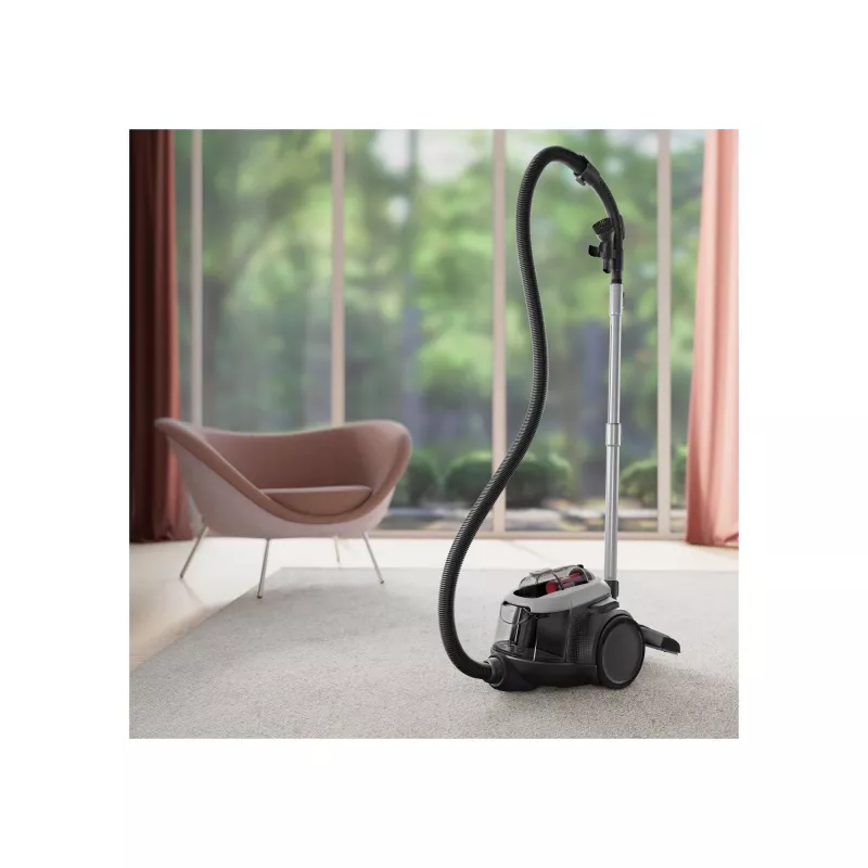 Putekļu sūcējs Electrolux EL61A4UG, bezmaisa sausais putekļu sūcējs, 700 W maks., 170 W sūkšanas jauda, 9 m vads, 12 m darbības rādiuss, pelēks
