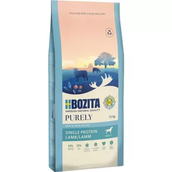 Sausā suņu barība BOZITA Purely Adult Lamb monoproteīna bezgraudu 11 kg