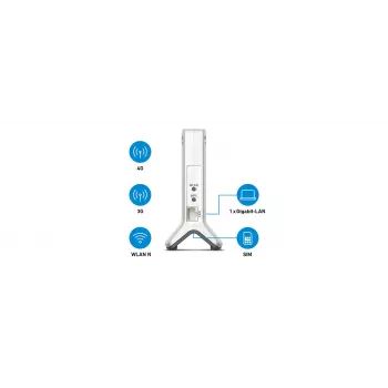 Box 6820 LTE Vienjoslas (2,4 GHz) Wi-Fi 4 (802.11n) Balts 1 4G Iekšējā