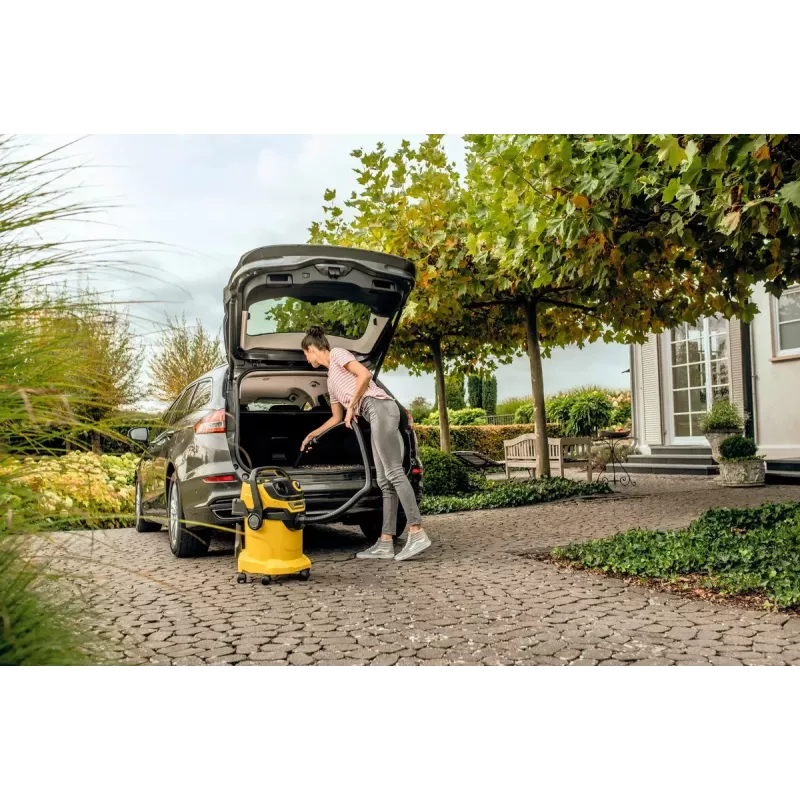 Slapjais un sausais putekļsūcējs Karcher WD 5 V-25/5/22, 25 L, 1100 W, 5 m kabelis, 2,2 m šļūtene