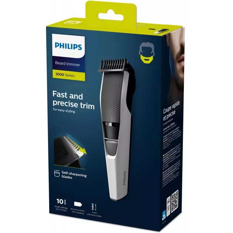 Philips 3000 series Beardtrimmer series 3000 BT3206/14 Bārdas trimmeris